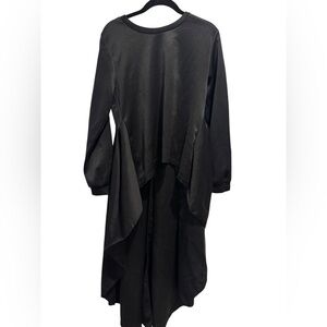 Chic Hi-Lo Black Tunic Top | No Brand | Size M | Flowy & Glam